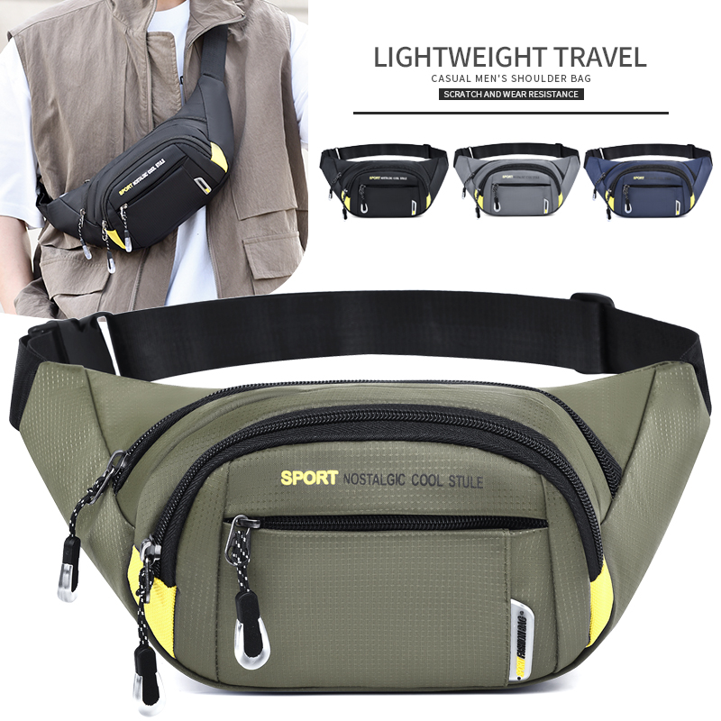 Travel Accessories Tech - حقيبة خصر متنقلة للجنسين - سعة