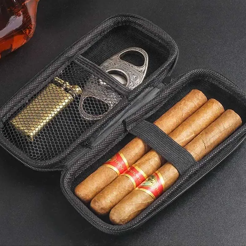 Travel Accessories Store - حقيبة سيجار محمولة من مادة EVA