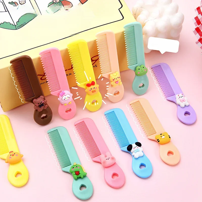 Travel Accessories For 4 Year Old - لطيف الكرتون الحيوان الأطفال الشعر مشط