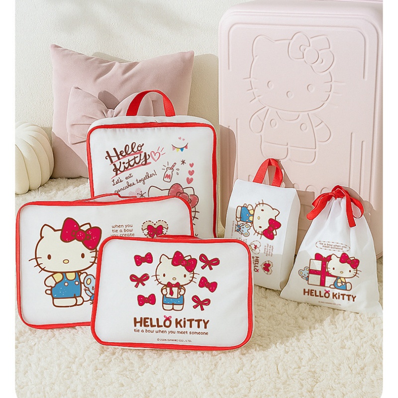 Travel Accessories Gift Set - حقيبة تخزين هيلو كيتي، حقيبة سفر