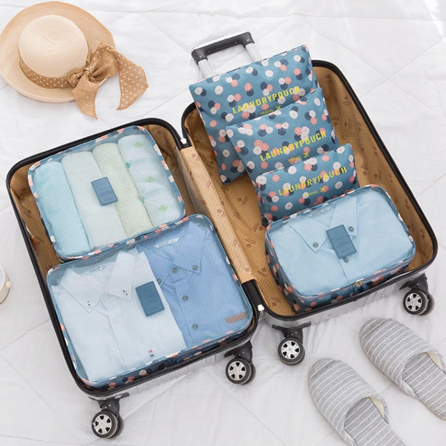 Travel Accessories Organiser - 6 قطعة أكياس تخزين منظم السفر