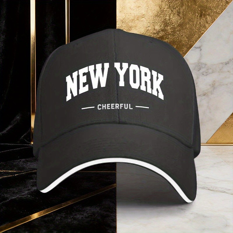 Travel Accessories New York - قبعة بيسبول نيويورك المرحة للجنسين قابلة