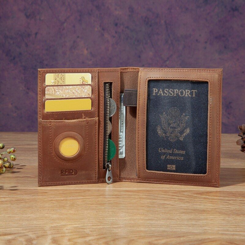 Travel Accessories Wallet - حافظة جواز سفر عصرية للجنسين من