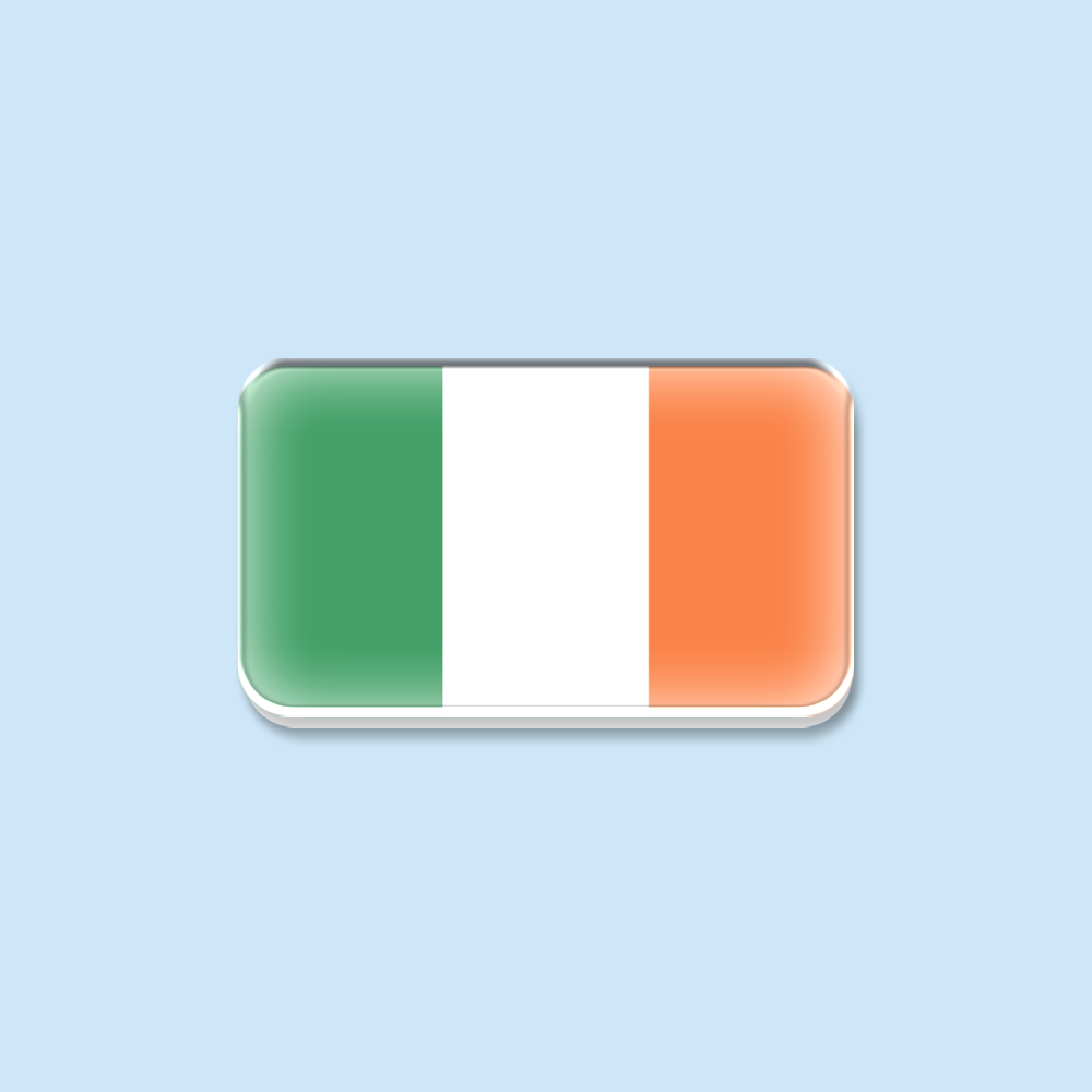 دبوس علم أيرلندا من الأكريليك، - مراجعة Travel Accessories Ireland وسعره