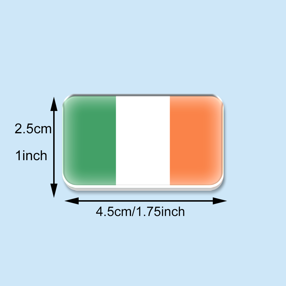 دبوس علم أيرلندا من الأكريليك، - مراجعة Travel Accessories Ireland وسعره