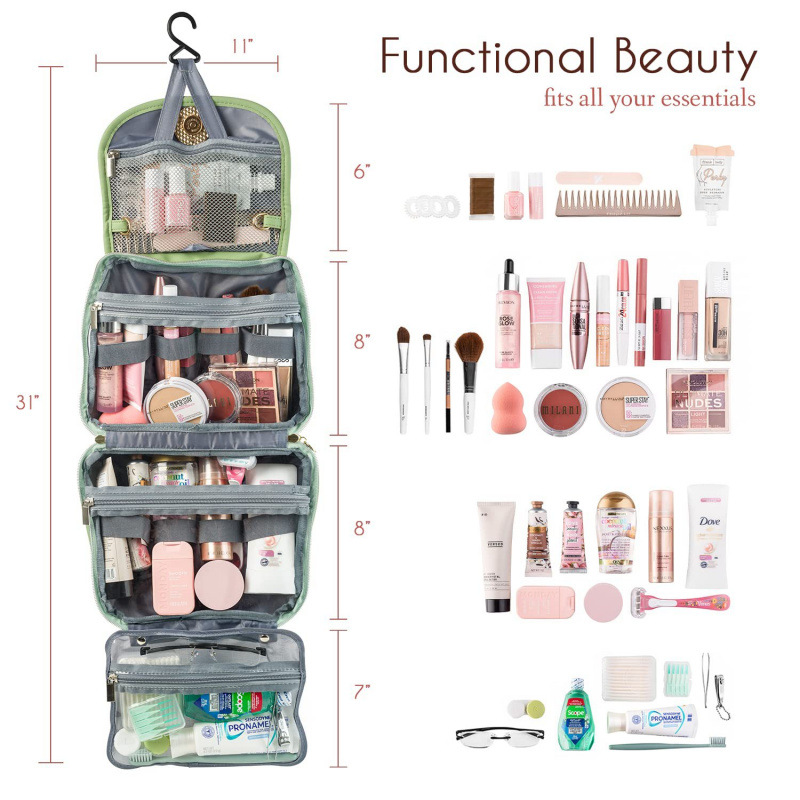 حقيبة أدوات الزينة المقاومة لل - مراجعة Travel Accessories Organiser وسعره