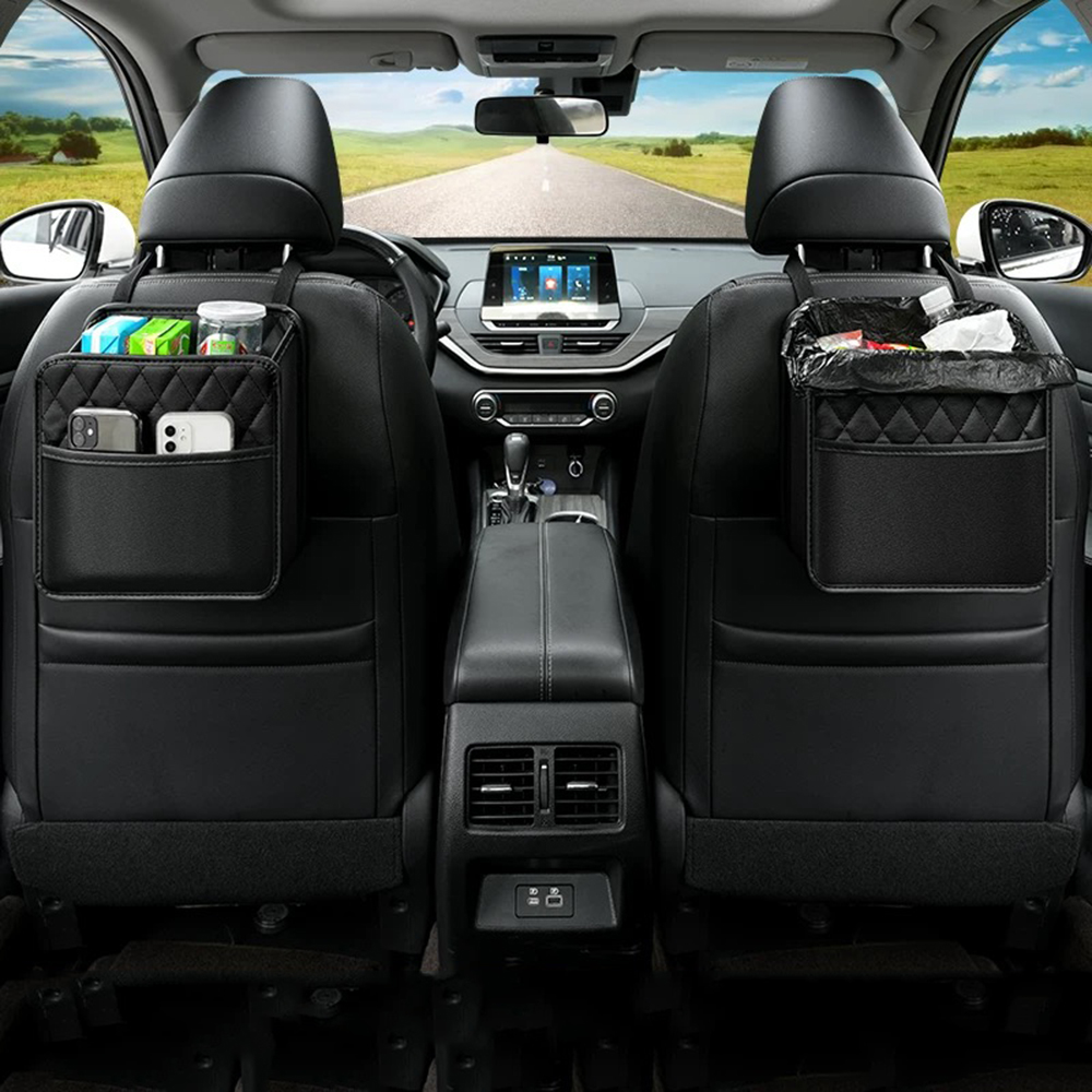 سلة مهملات معلقة للسيارة قابلة - مراجعة Car Seat Travel Bag وسعره