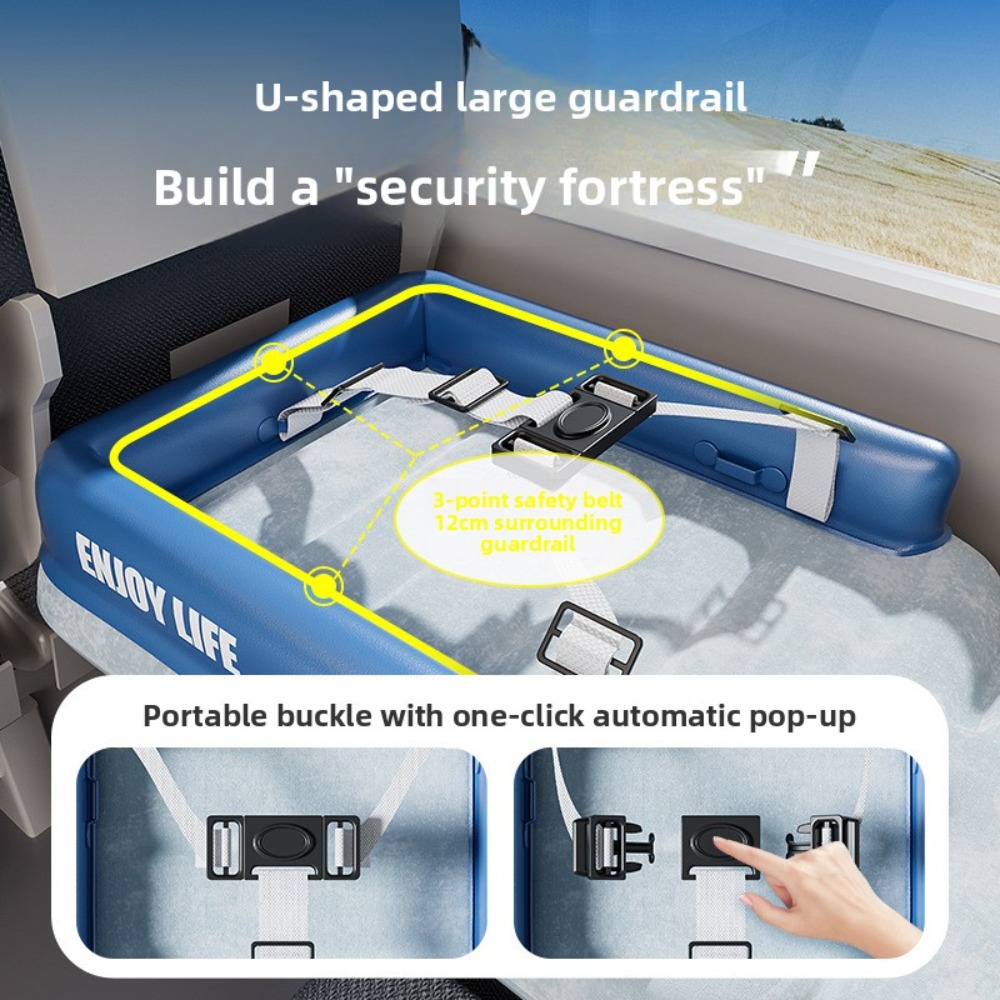 سرير طائرة قابل للنفخ ومقعد ال - مراجعة Car Seat Travel Bag وسعره