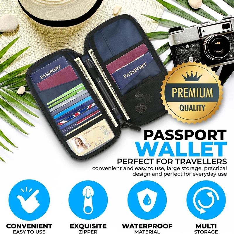 محفظة خفيفة الوزن لغطاء جواز ا - مراجعة Travel Accessories Wallet وسعره
