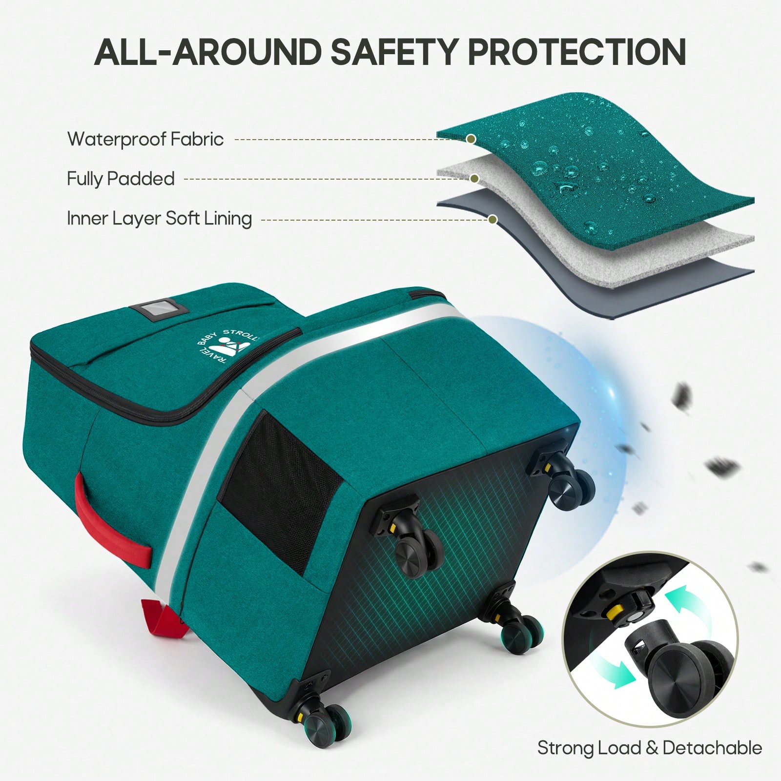 حقيبة سفر مبطنة لمقعد السيارة  - مراجعة Car Seat Travel Bag وسعره