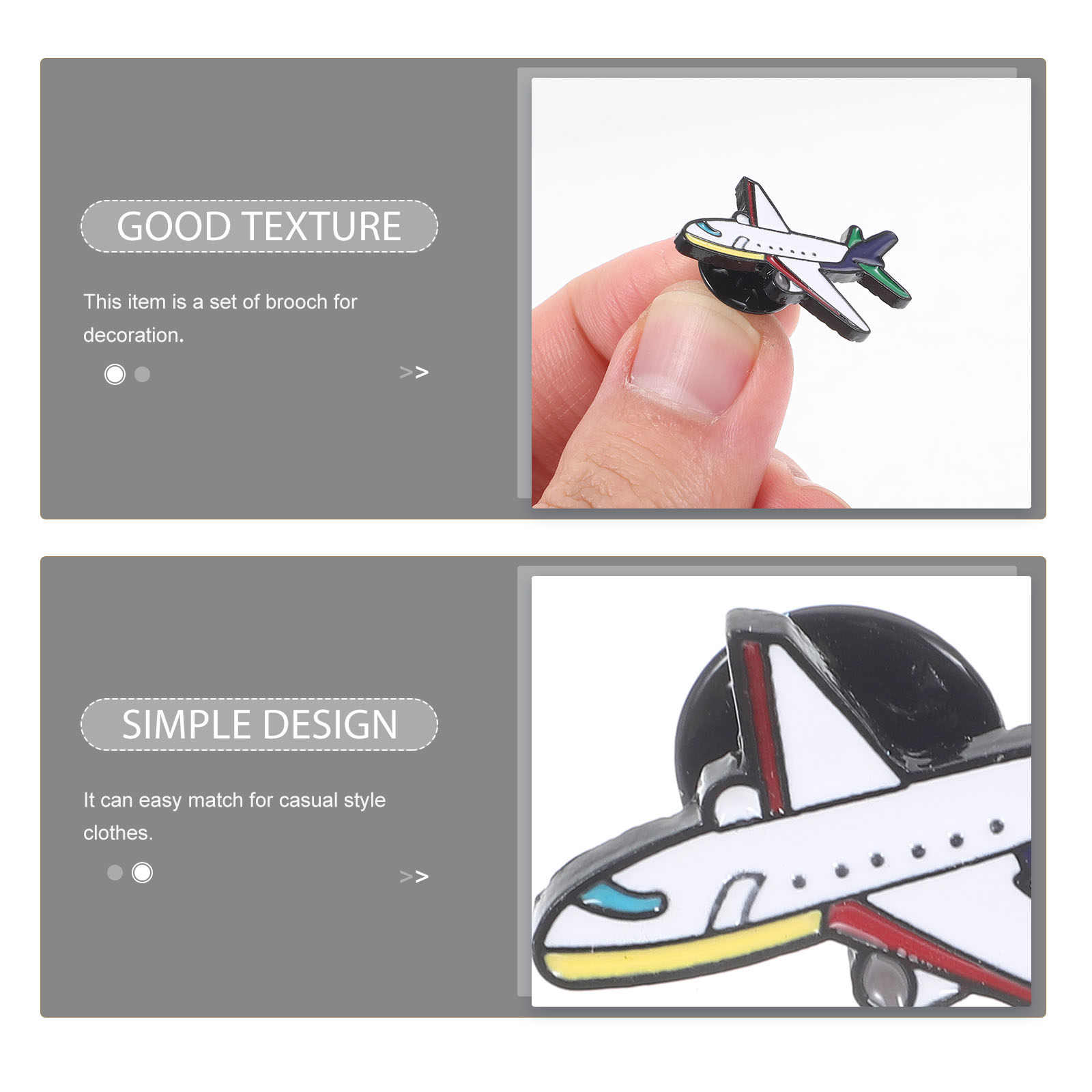 طقم من قطعتين من دبابيس الزينة - مراجعة Travel Accessories Gift Ideas وسعره