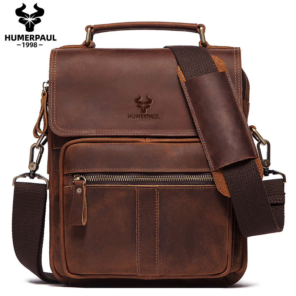 HUMERPAUL حقيبة كتف رجالية من  - مراجعة Travel Accessories Tech وسعره