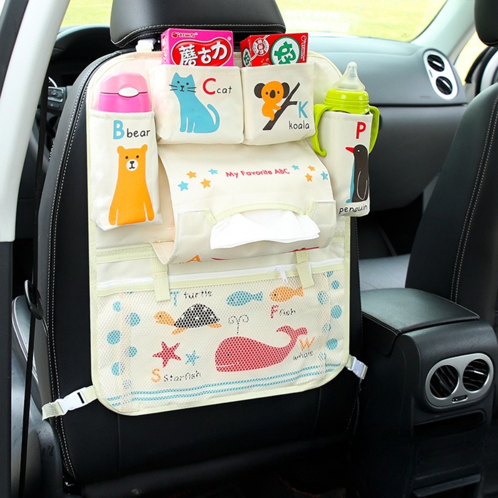 منظم مقعد السيارة الخلفي بتصمي - مراجعة Car Seat Travel Bag وسعره