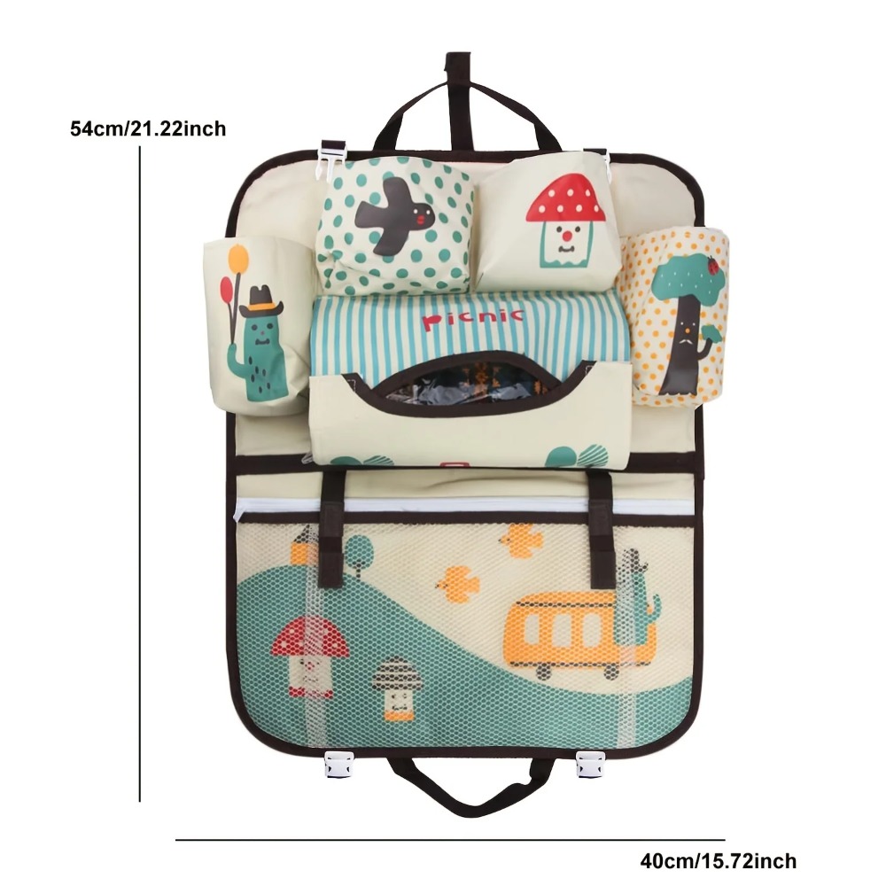 منظم مقعد السيارة الخلفي بتصمي - مراجعة Car Seat Travel Bag وسعره