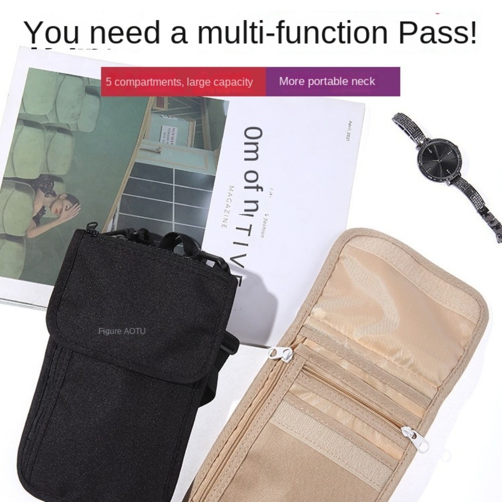 محفظة سفر محمولة من النايلون ب - مراجعة Travel Accessories Wallet وسعره