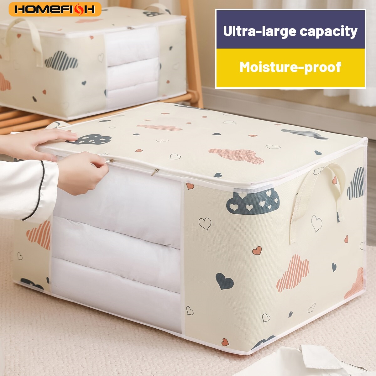حقيبة تخزين اللحاف من HOMEFISH - مراجعة Travel Accessories Organiser وسعره