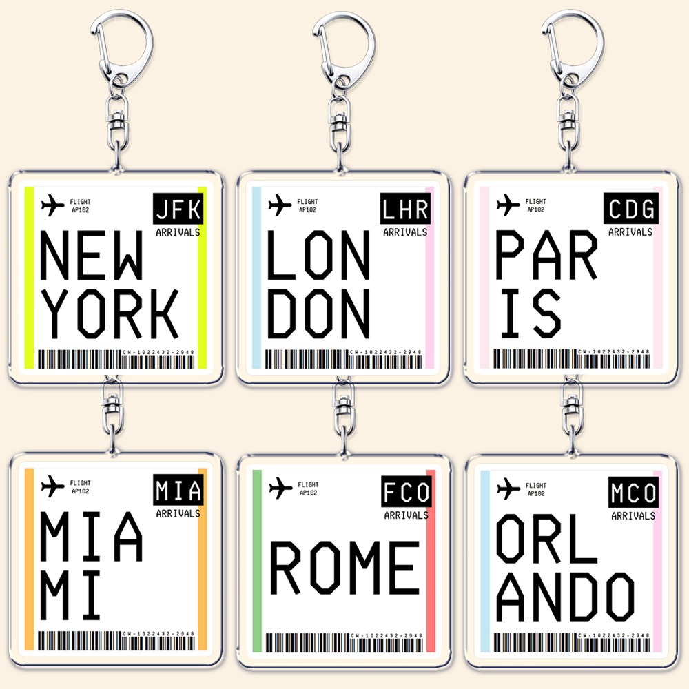 سلسلة مفاتيح لتذكرة الطائرة ،  - مراجعة Travel Accessories New York وسعره